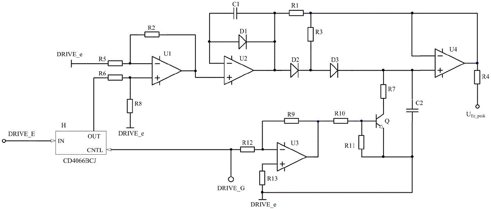 On-line detection system and method for work junction temperature of power diode module