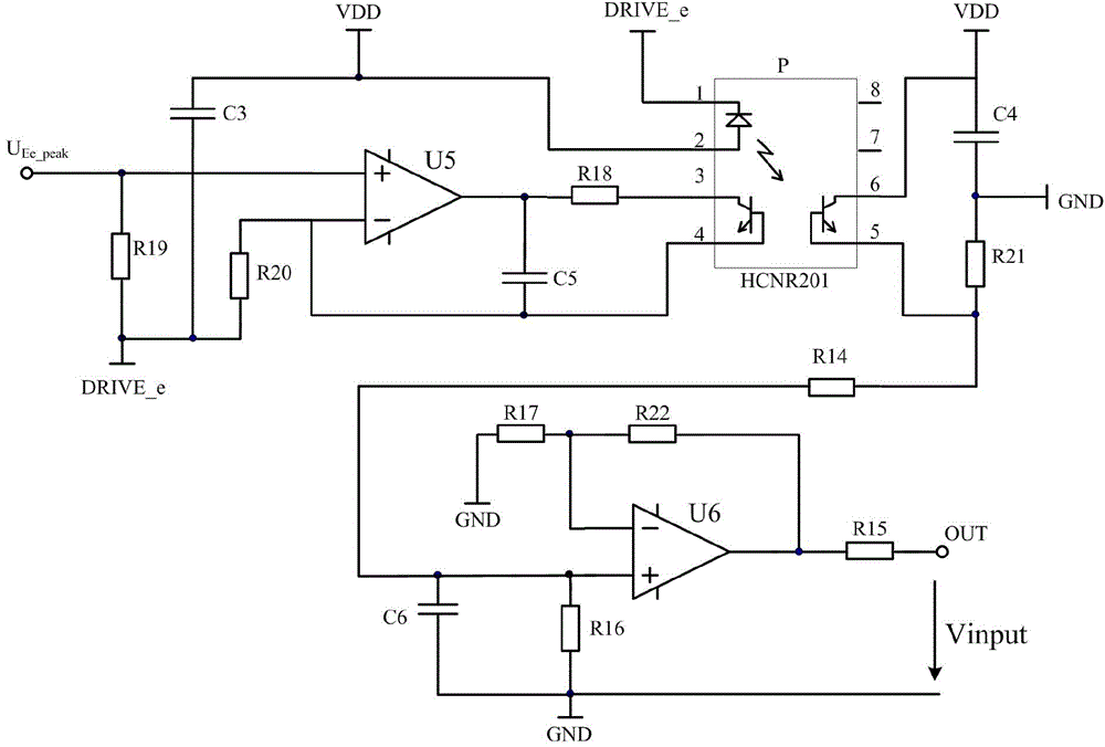 On-line detection system and method for work junction temperature of power diode module