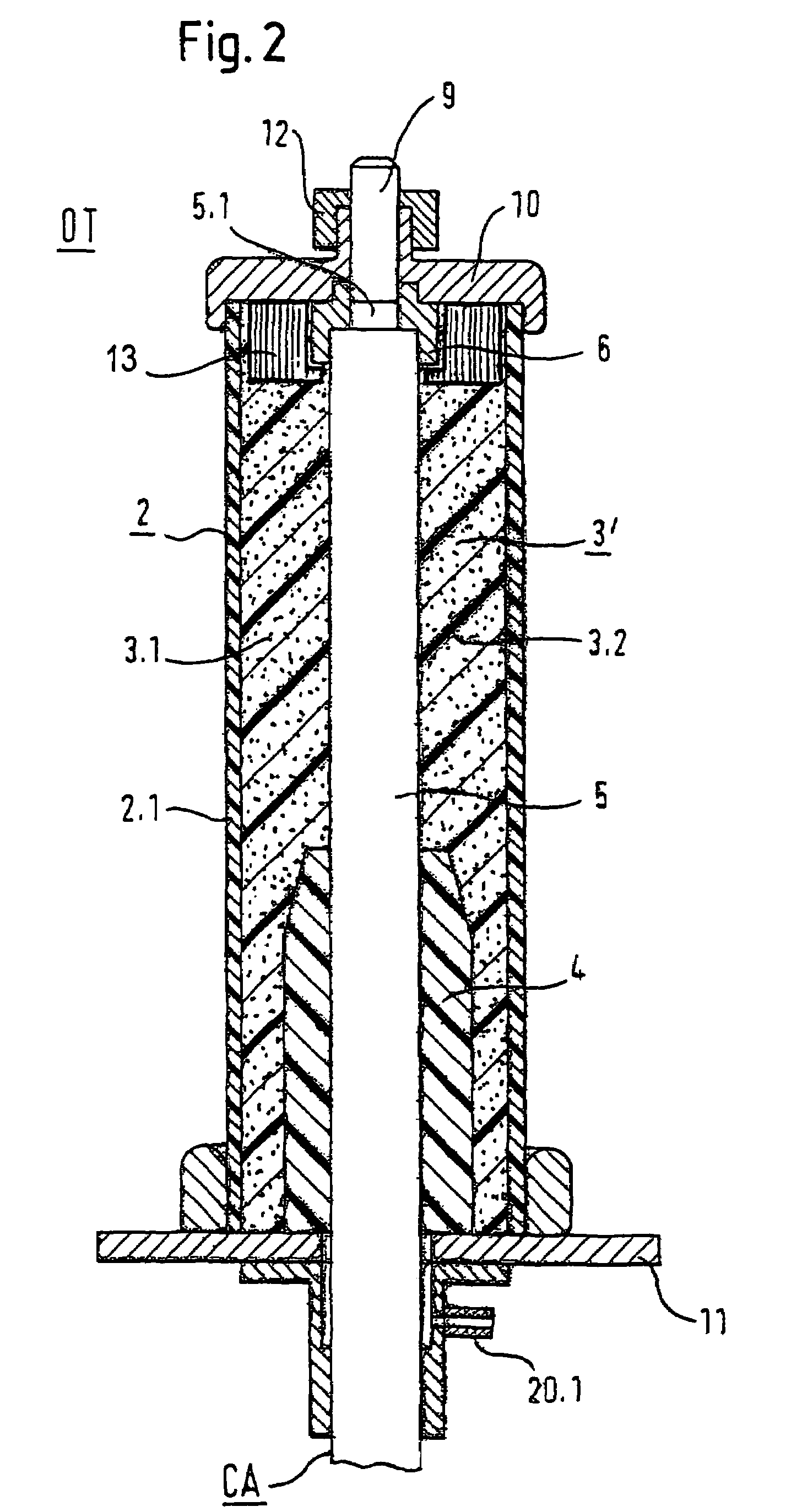 Method and arrangement for a termination of an electrical cable