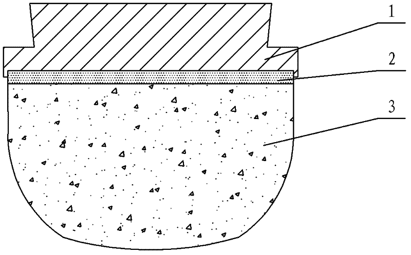 Wear-resistant diamond polishing grinder and production method thereof