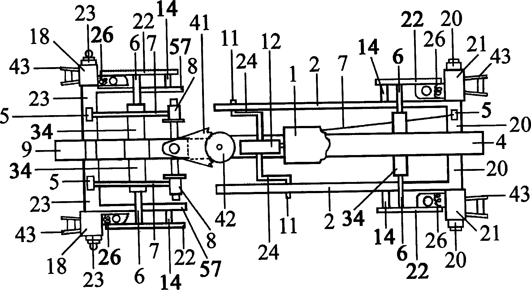 Bionic walking mechanical carrier, recreational vehicle and making and using method thereof