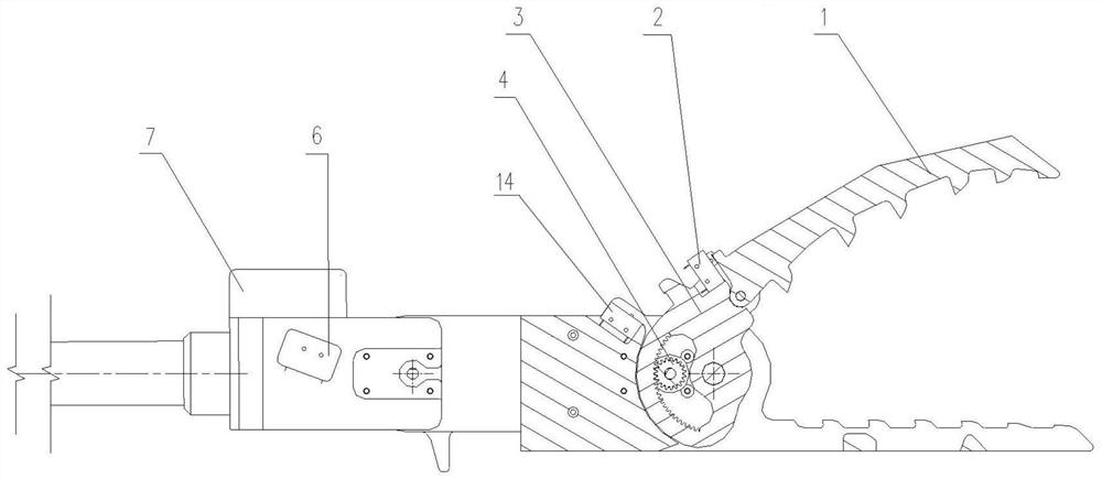 Intelligent overhead distribution line bird nest removing device