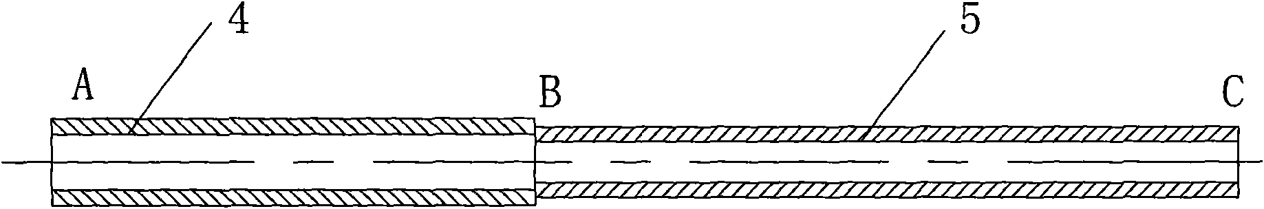 Single two-way throttling capillary tube