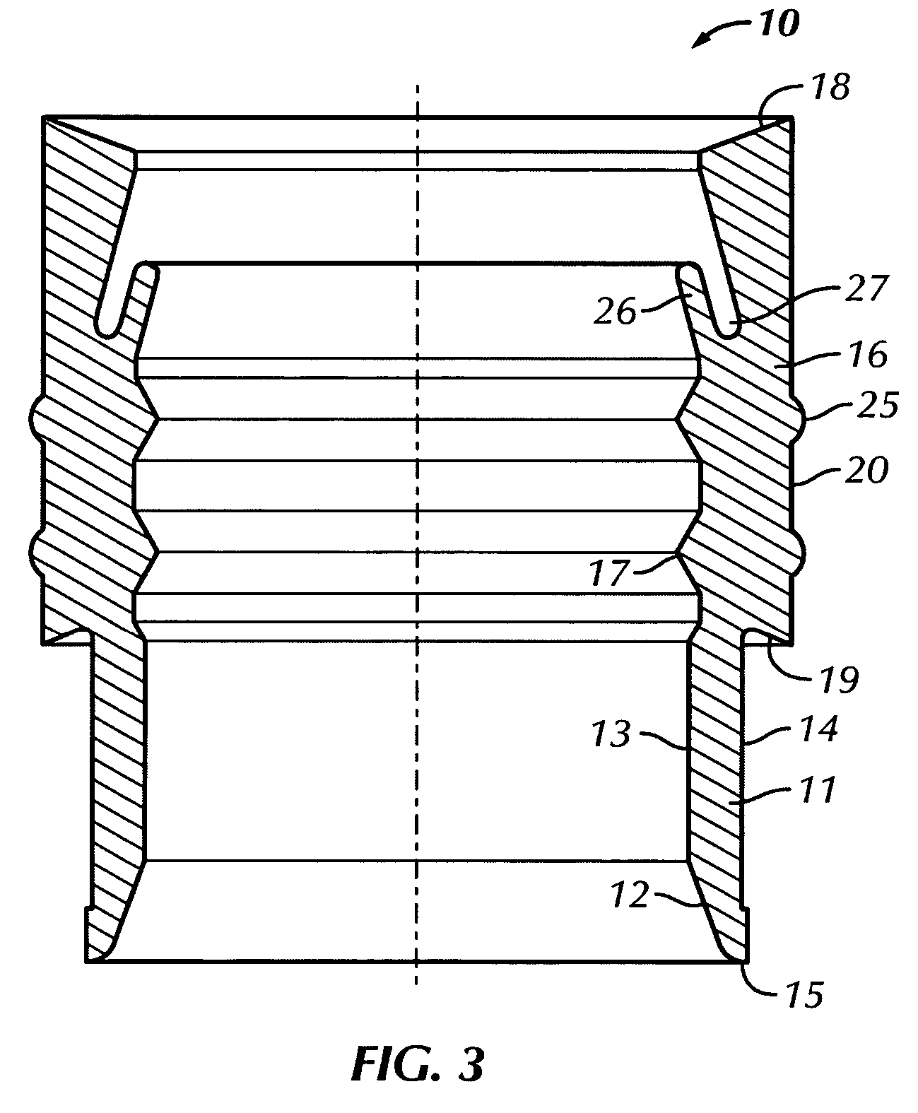 Bore liner for undersea hydraulic coupling