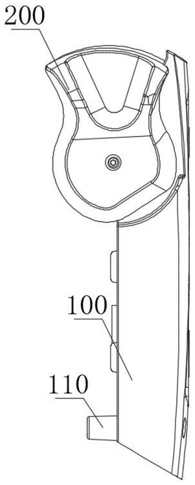 Control handle assembly for electric forklift