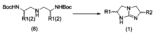 Preparation method of five-membered bicyclic guanidine compounds