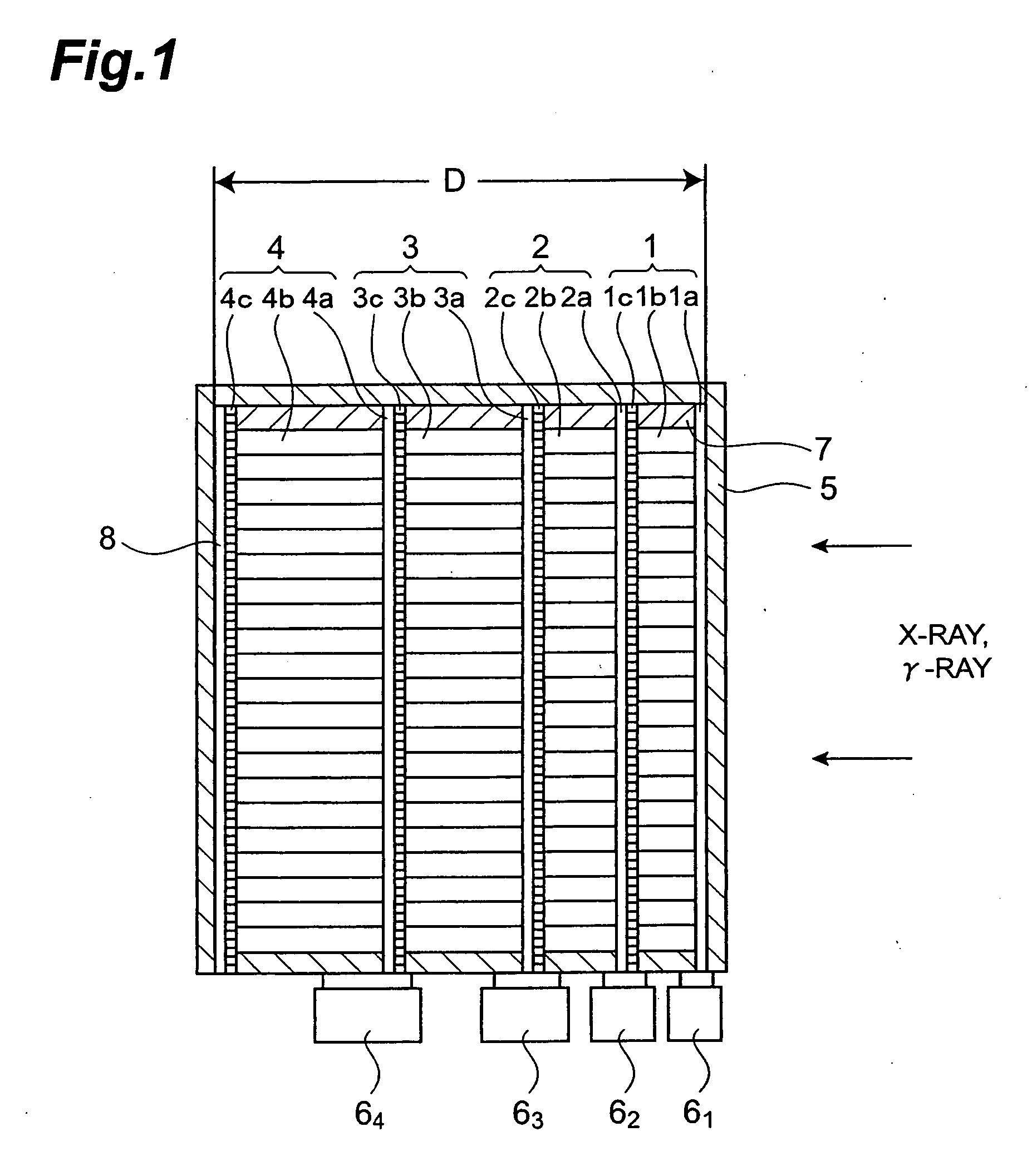 Scintillator panel, scintillator panel laminate, radiation image sensor using the same, and radiation energy discriminator