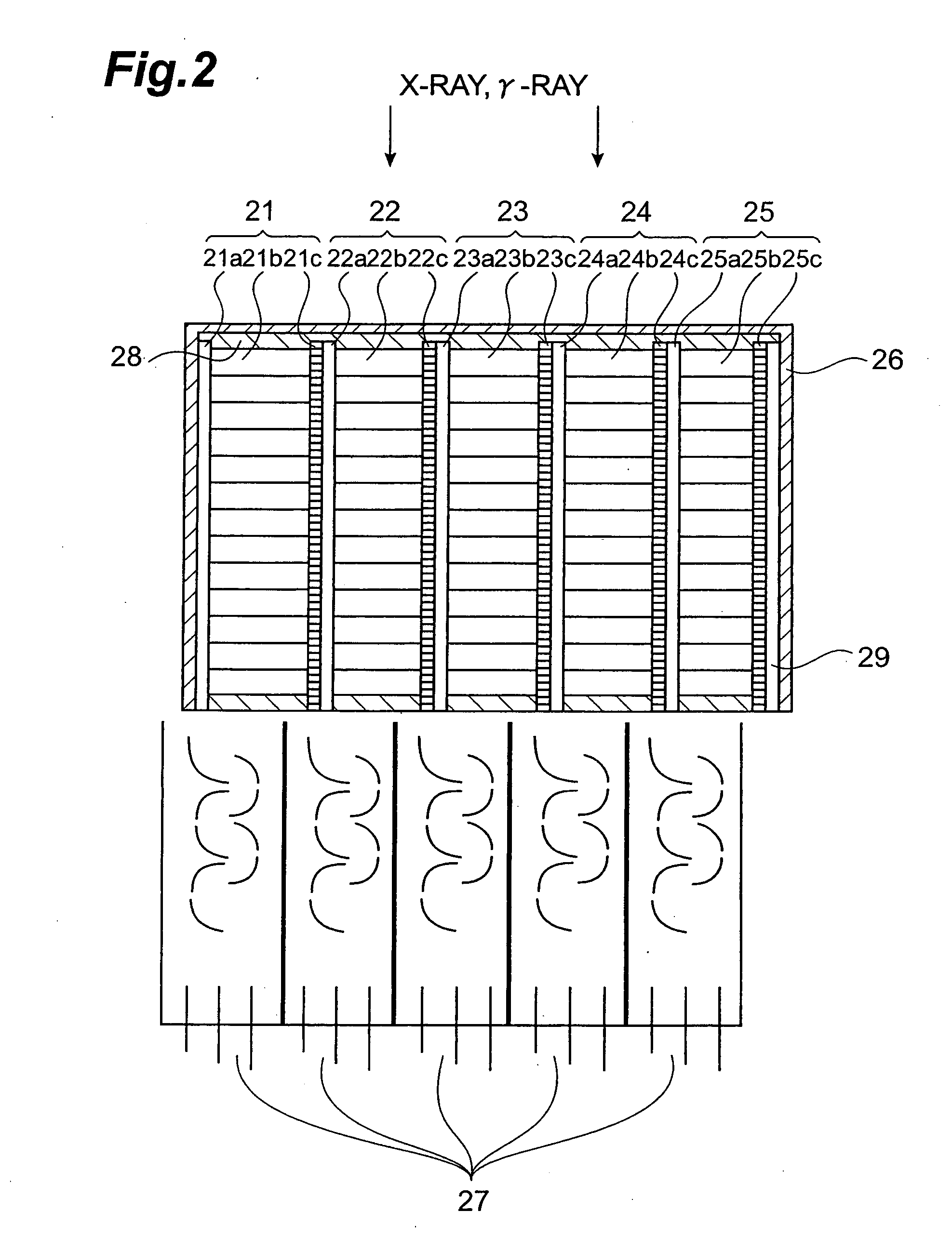 Scintillator panel, scintillator panel laminate, radiation image sensor using the same, and radiation energy discriminator