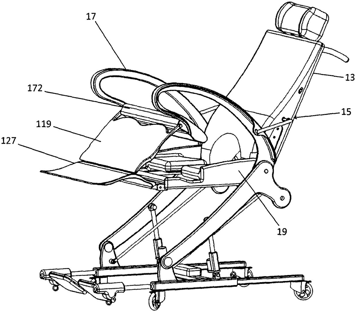 Multifunctional bath chair