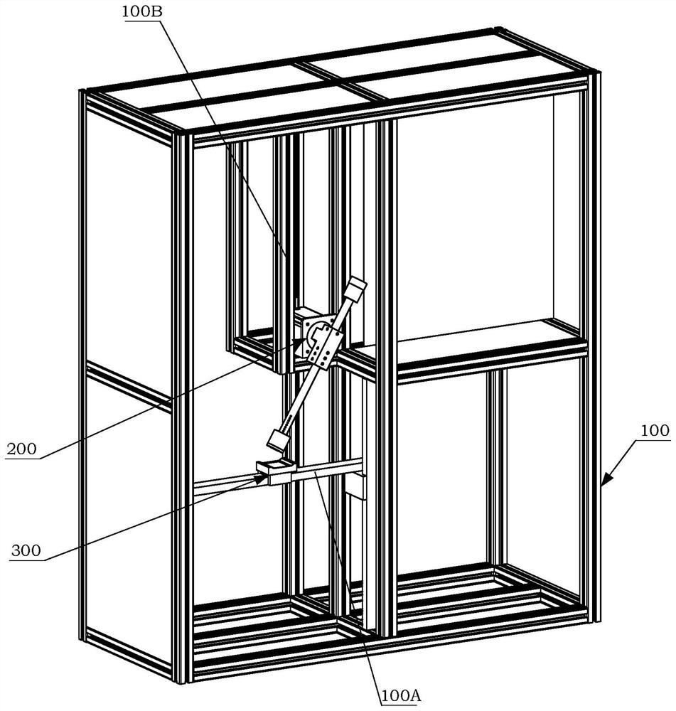 Vertical high-speed ejection device for ice crystal impact test