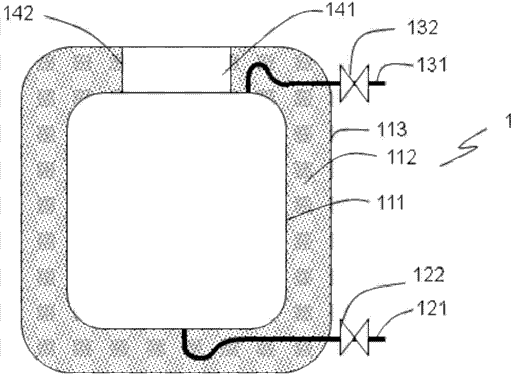 Low-temperature liquid storage tank cover subsystem and low-temperature liquid storage tank