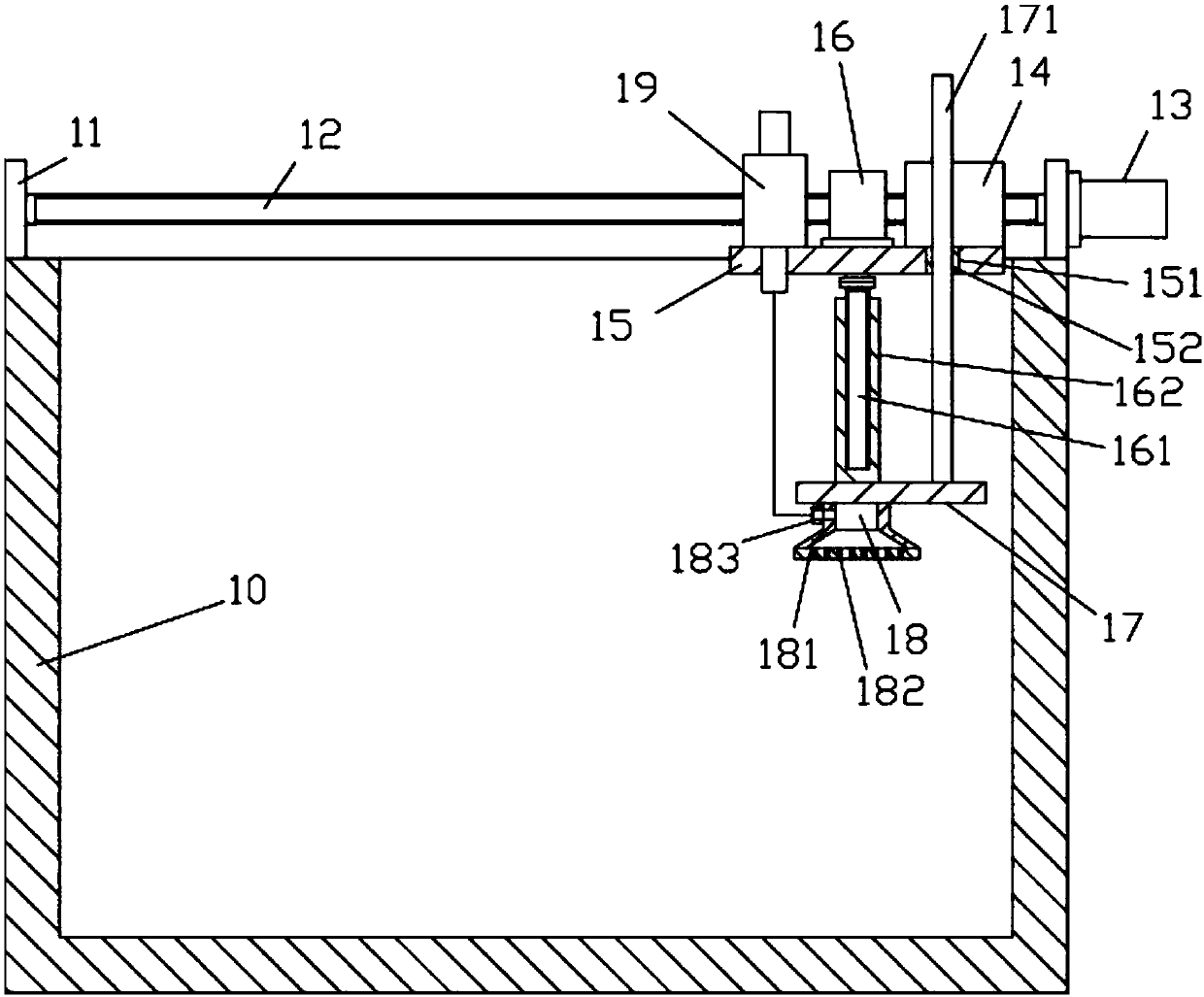 Oil removal mechanism for swage filter tank