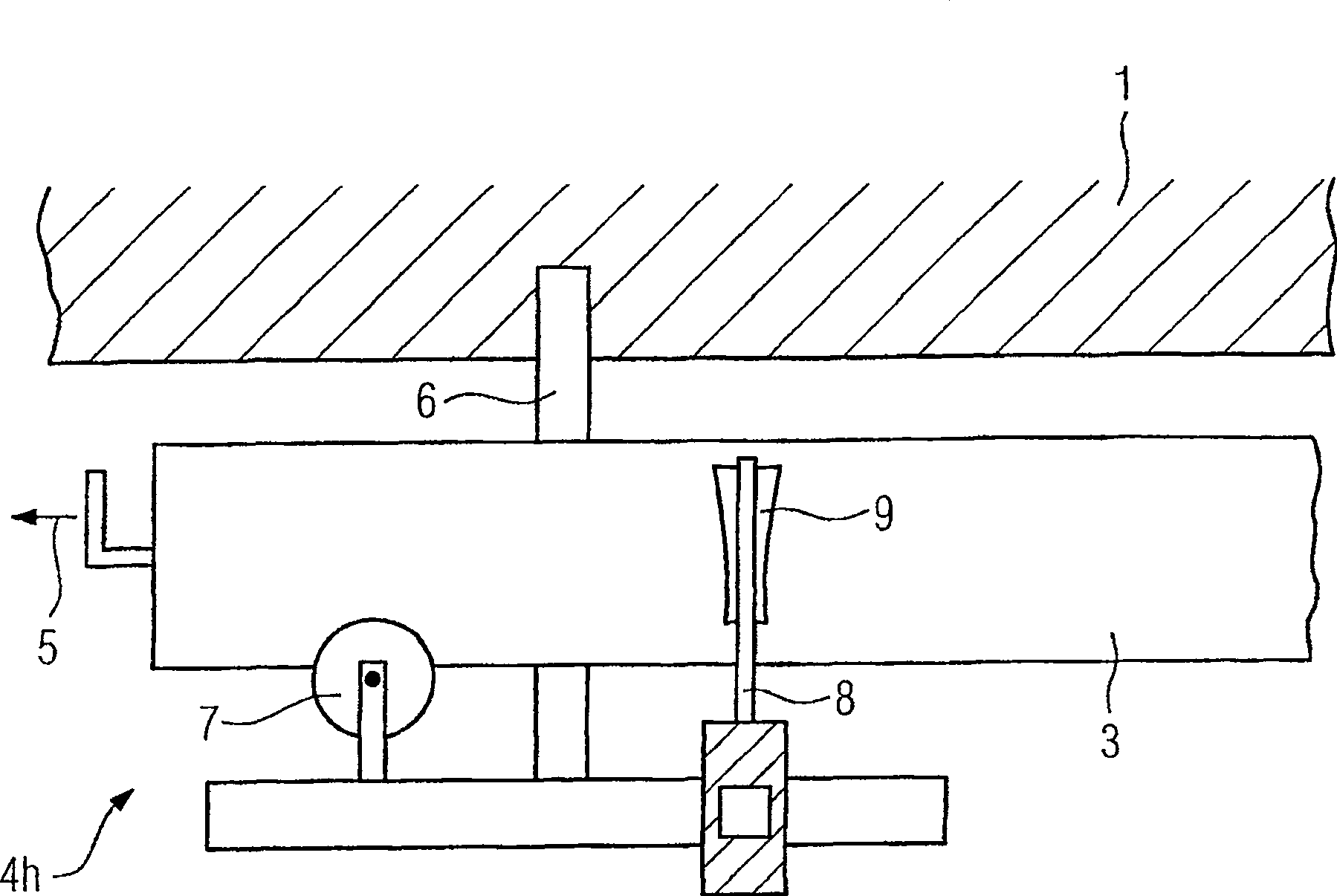 Method for driving element extending along longitudinal axis