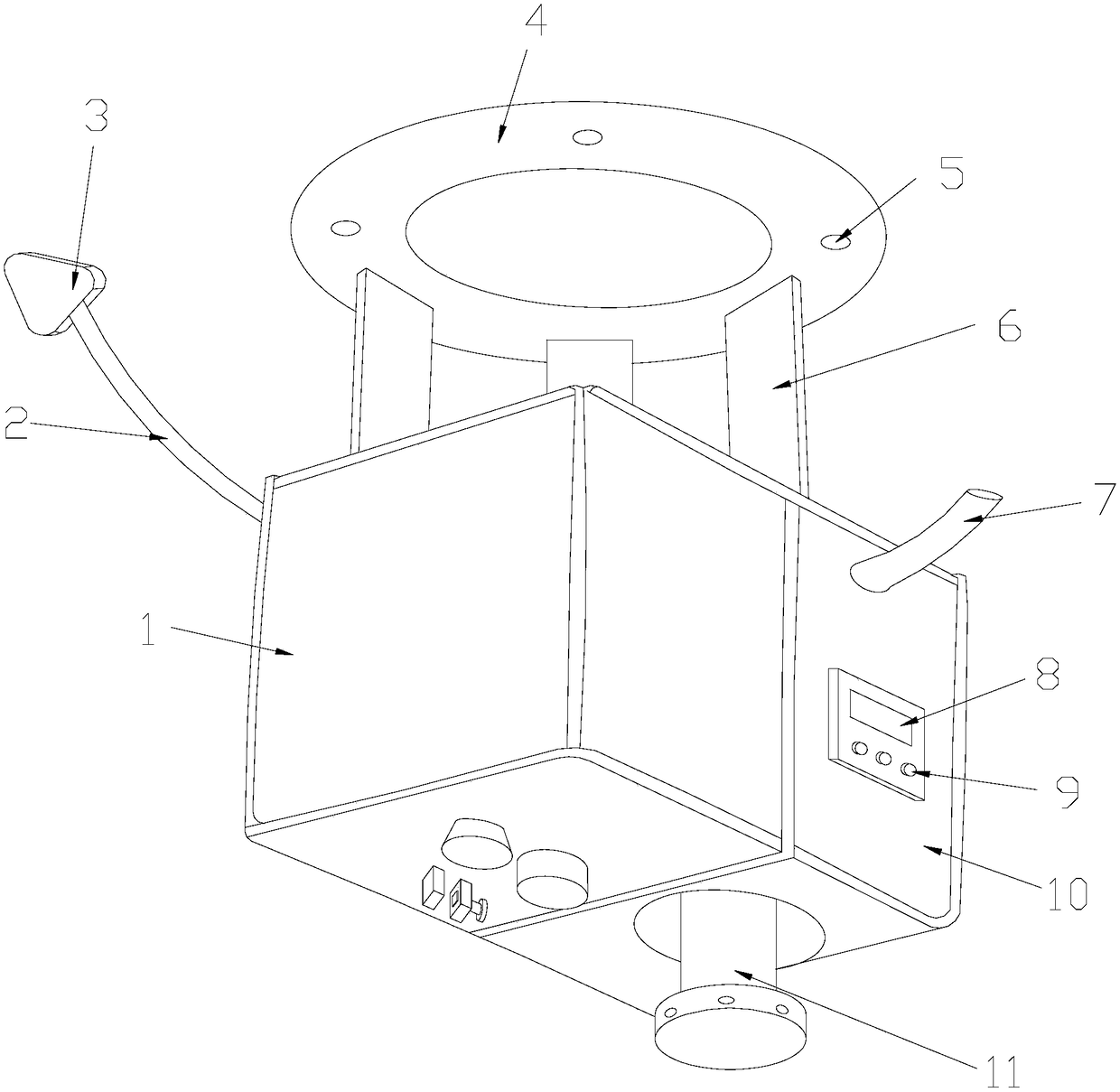 Intelligent monitoring fire protection device