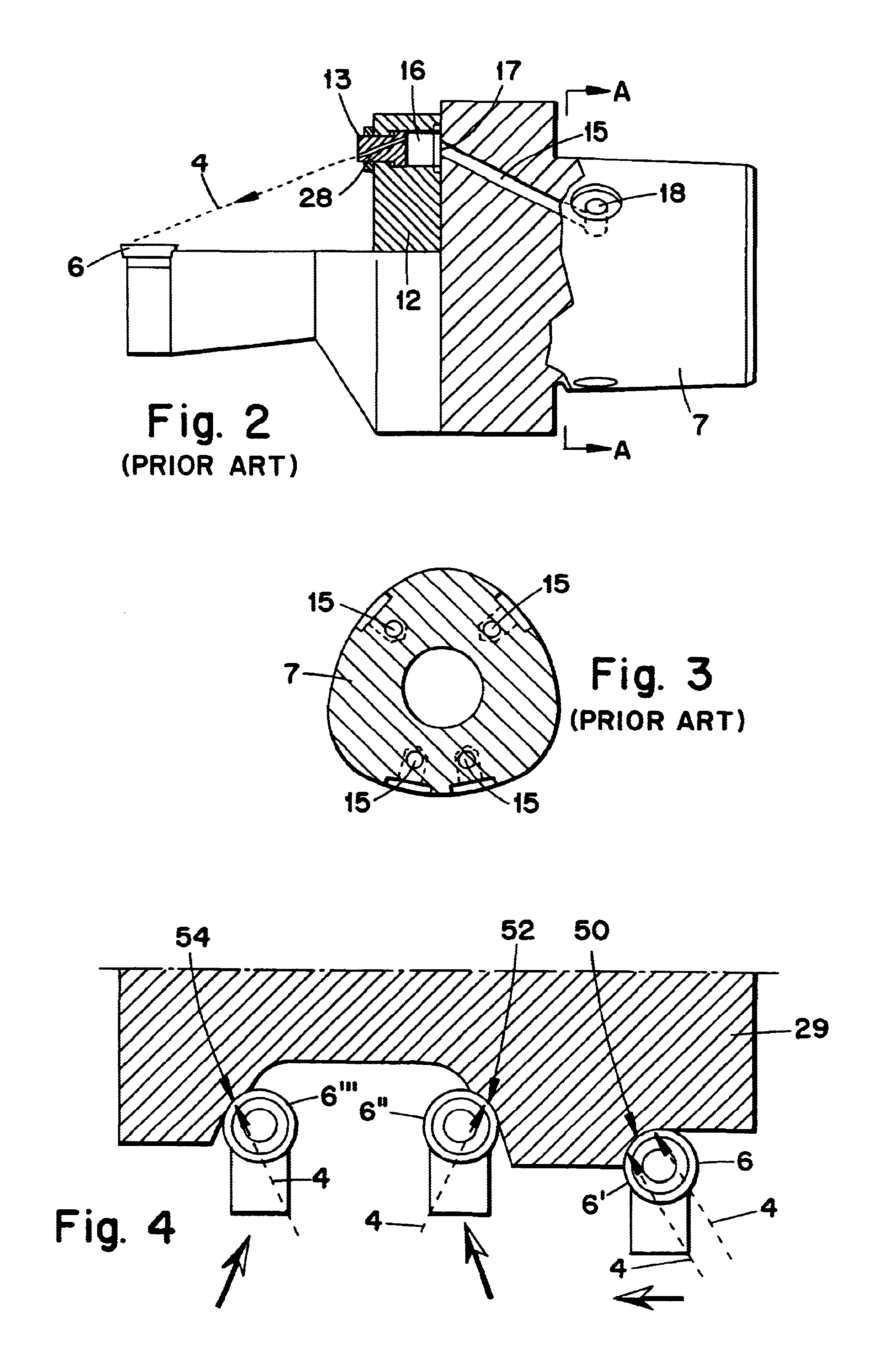 Machine for chip cutting machining plus cutting tool for such machines