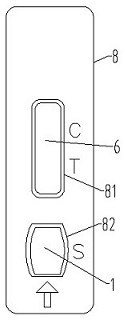 Brucella latex microsphere antibody detection card and preparation method thereof