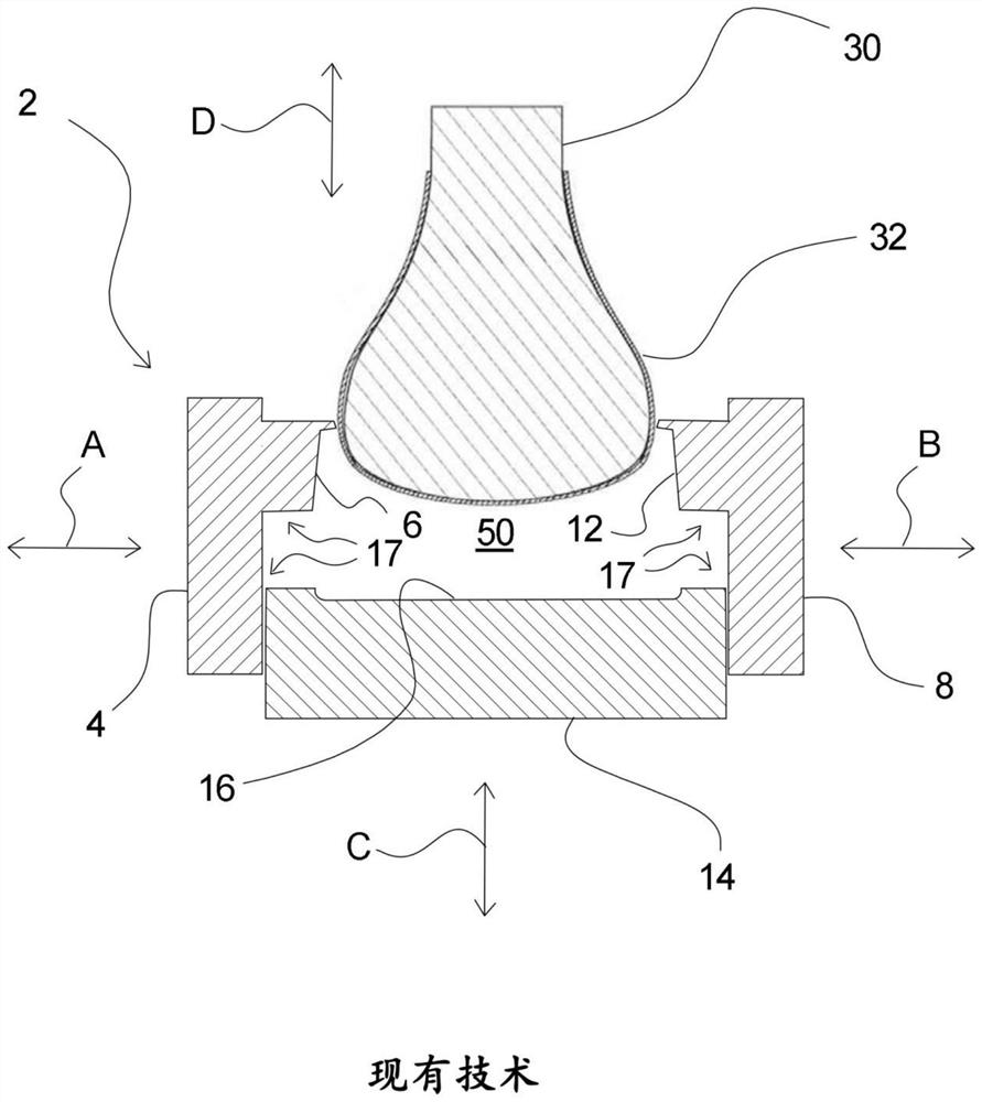 Footwear molding system for direct injection production of footwear