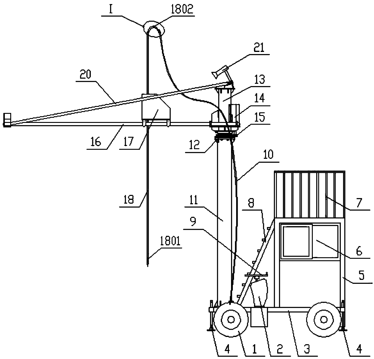 Movable sampling machine