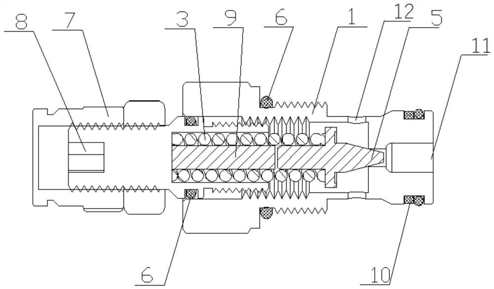 Silent guide overflow valve