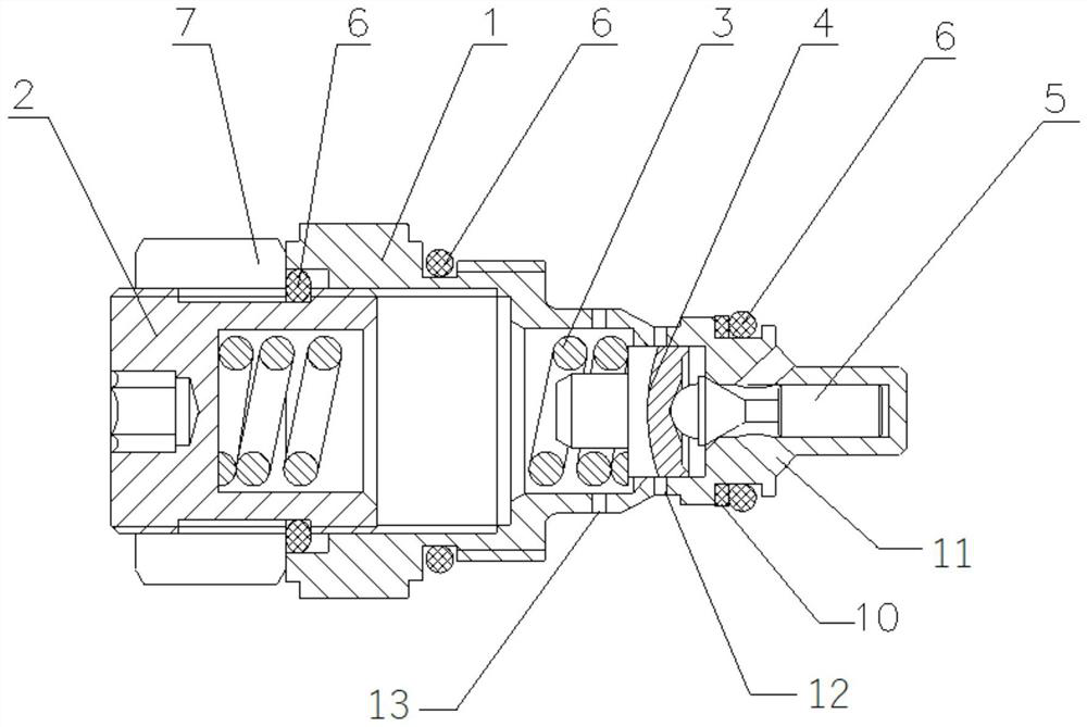 Silent guide overflow valve