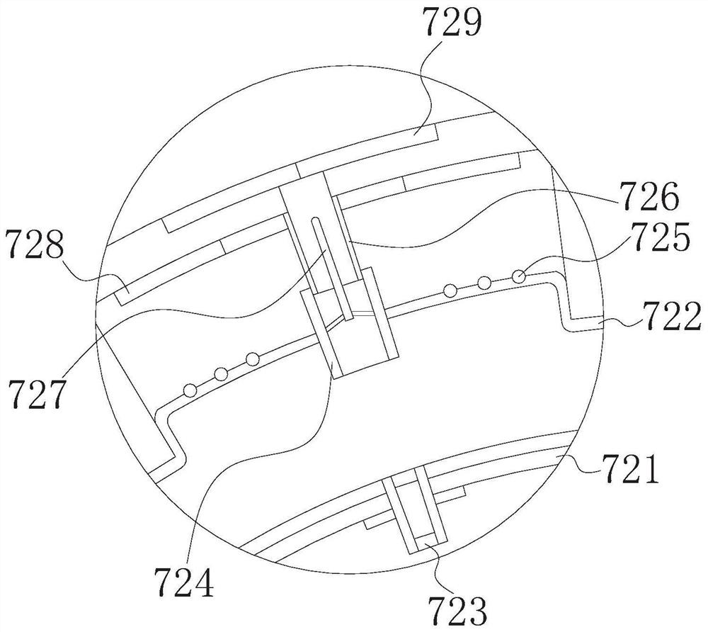 Preparation device of lithium ion battery anode silicon-carbon composite material