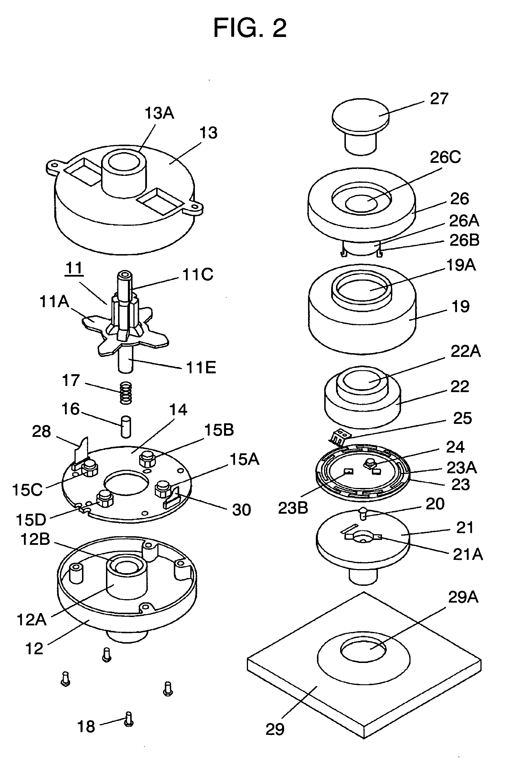 Multi-way operation switch, input device and input unit