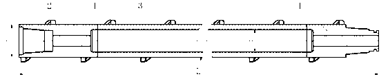 High-pressure water seal dual-power auger stem