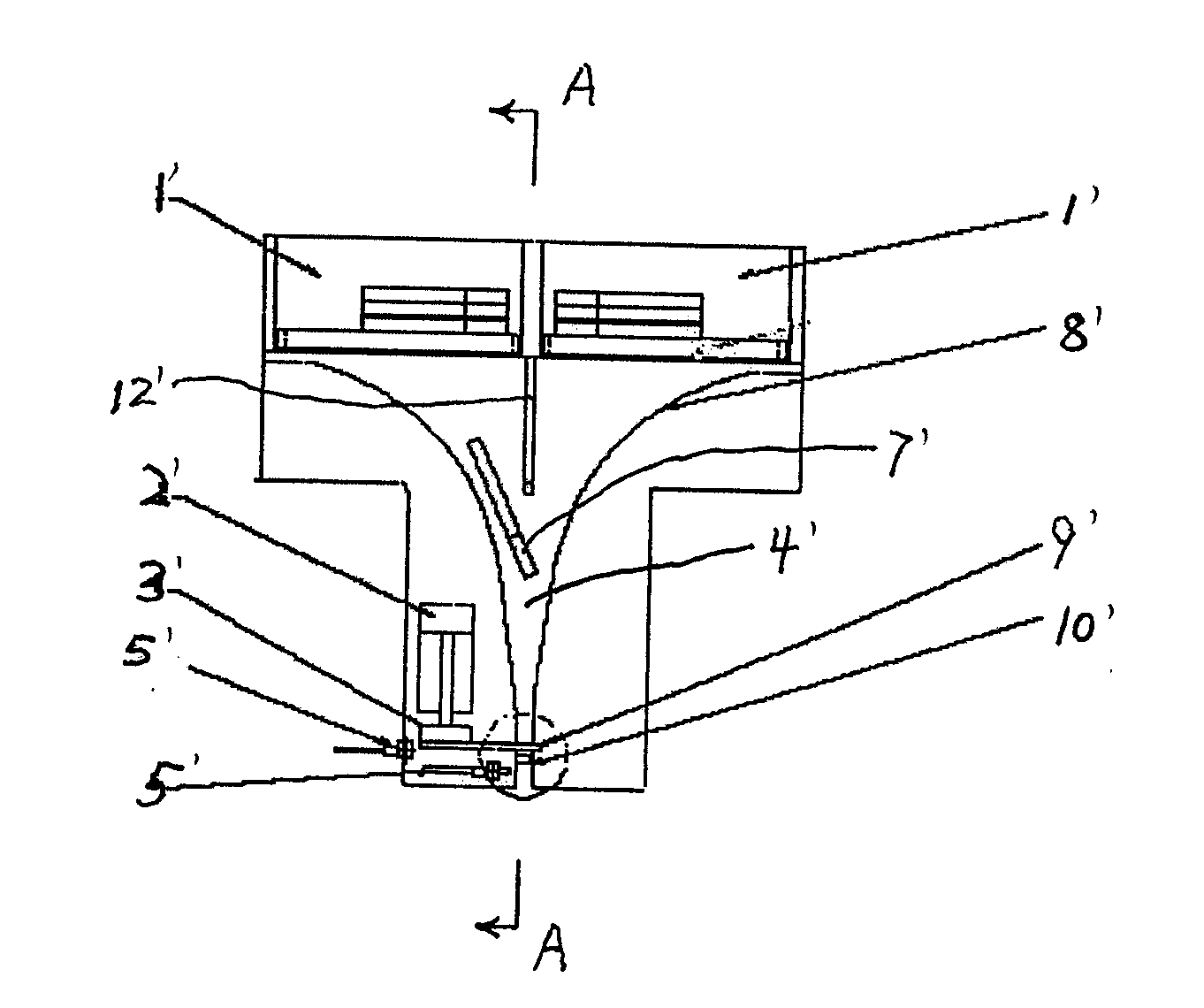 Automatic blanking and code-printing device for multiple cigarette sample inspection items