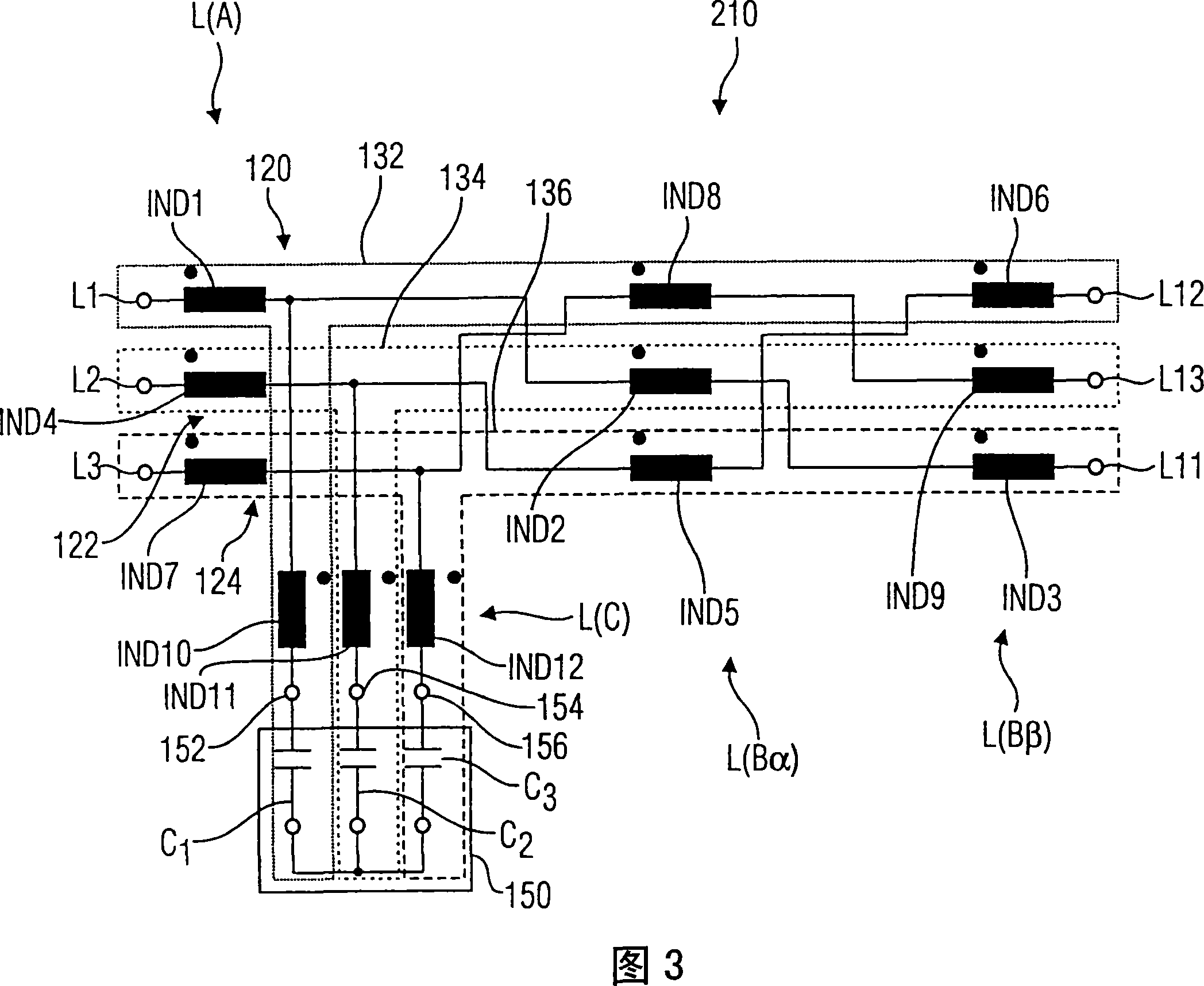 Polyphase line filter