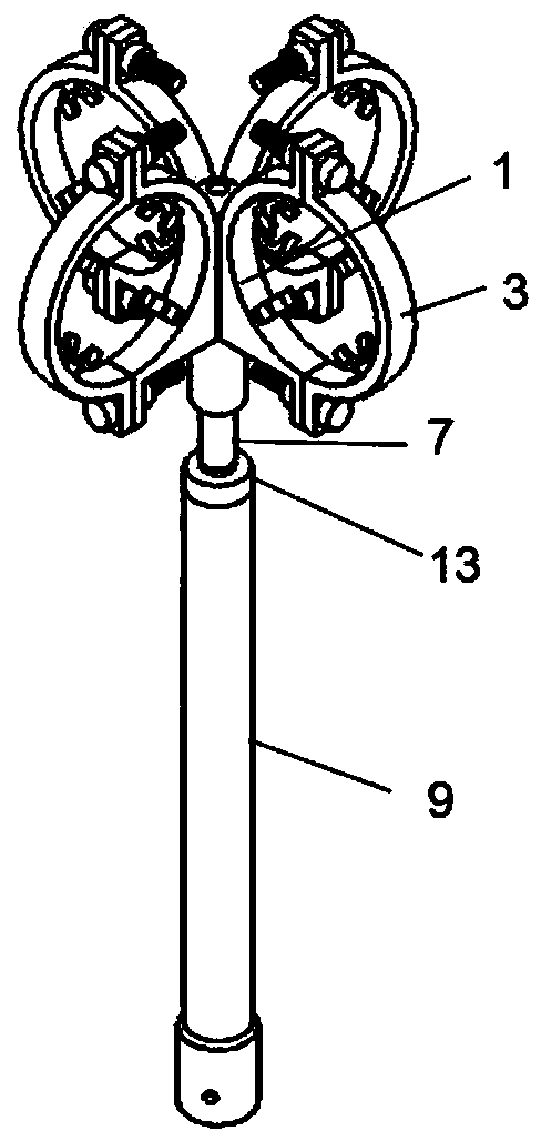 Multi-piece large-area single-sided or double-sided superconducting thin film substrate fixture