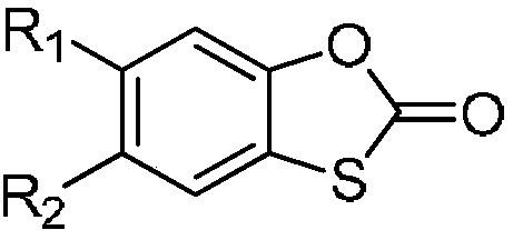 Application of 1,3-benzoxazolethiol-2-one compounds in preparing monoamine oxidase inhibitor