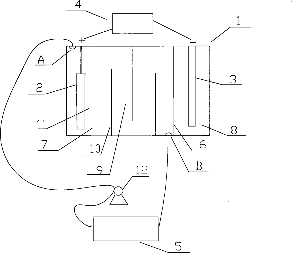 Method for sustainably complementing metallic cations in plating solution