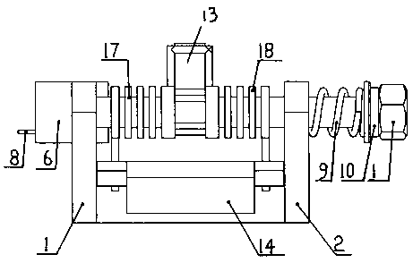 Device capable of performing self-positioning multi-angle loading aging test on multiple torsional springs