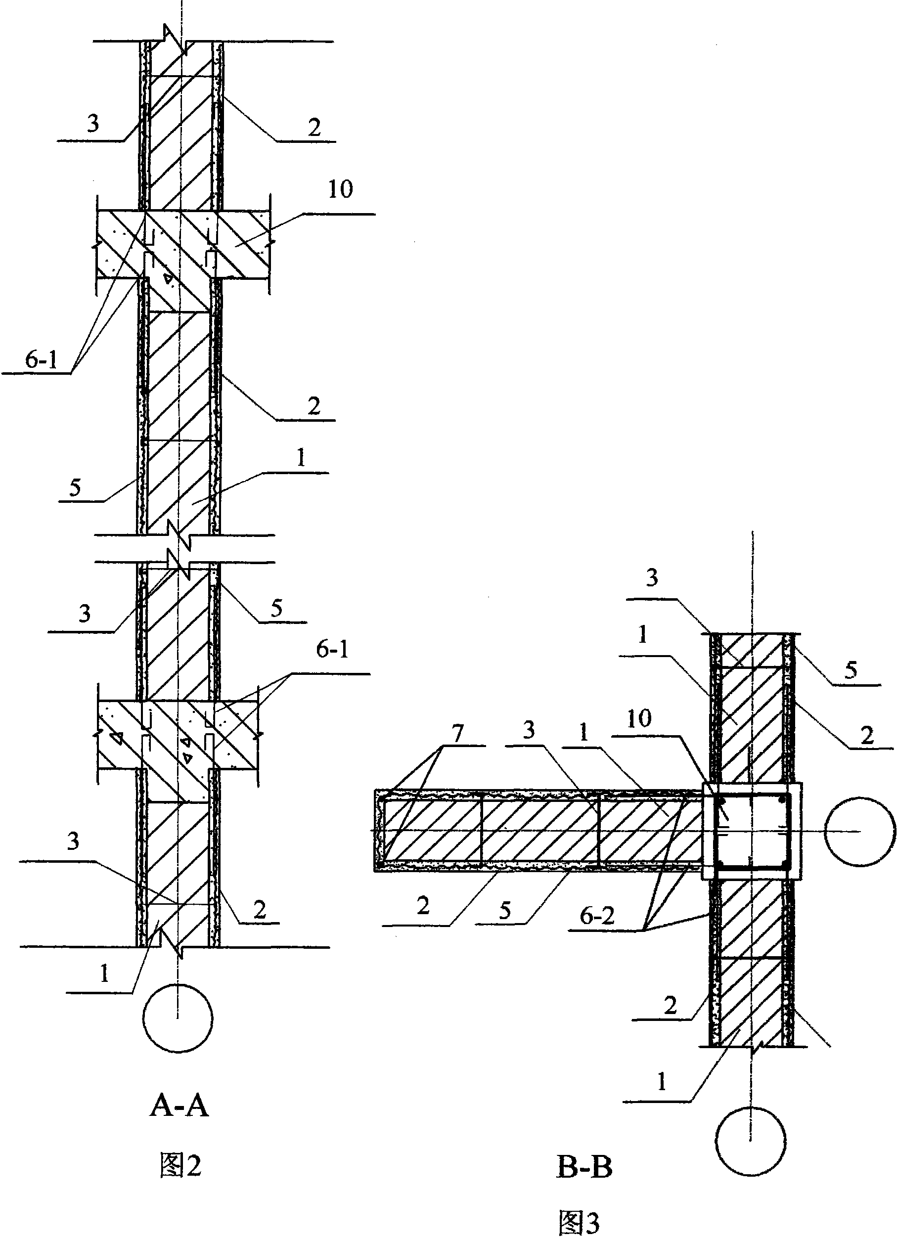 Composite masonry wall