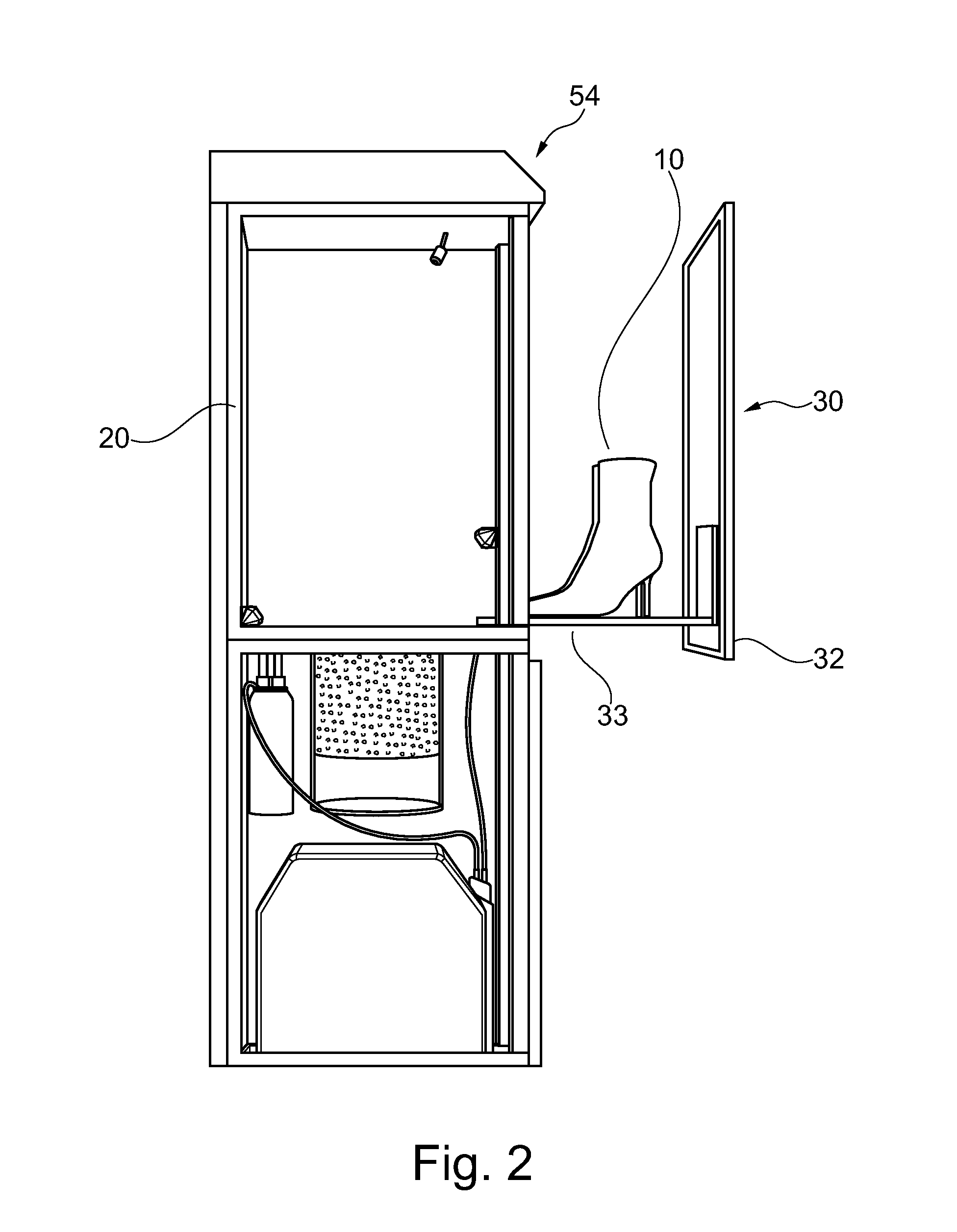 Apparatus and method for applying an impregnating agent onto surfaces of items, in particular footwear