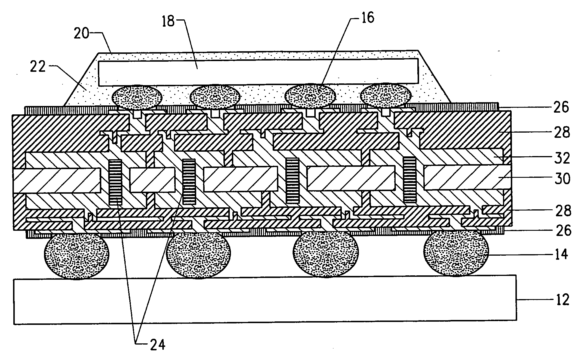 Printed circuits prepared from filled epoxy compositions