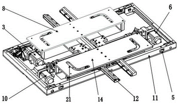 Sliding-plate parallel clamping auto tire carrier