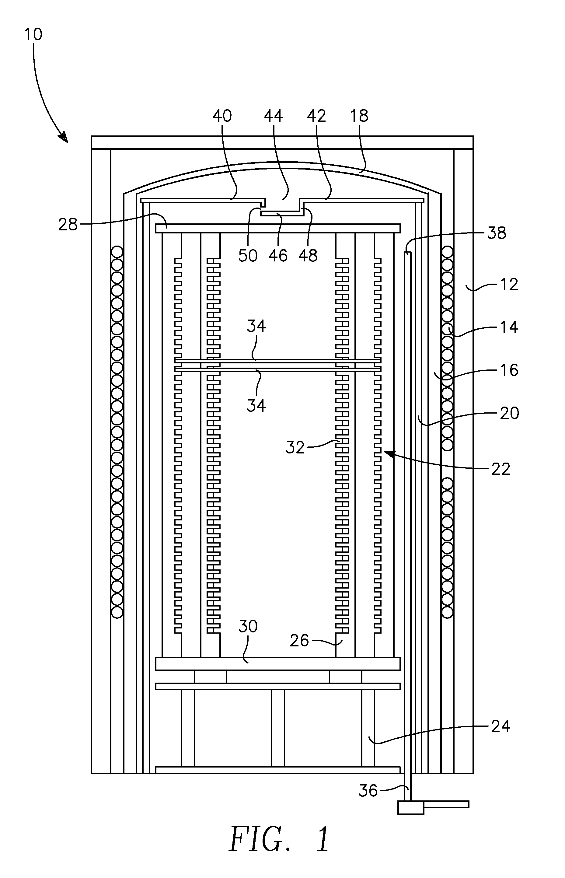 Baffled liner cover