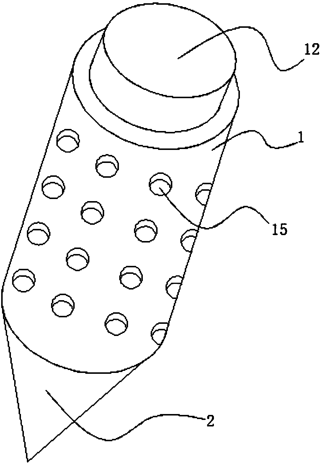 Soil extrusion expansion anchor rod structure