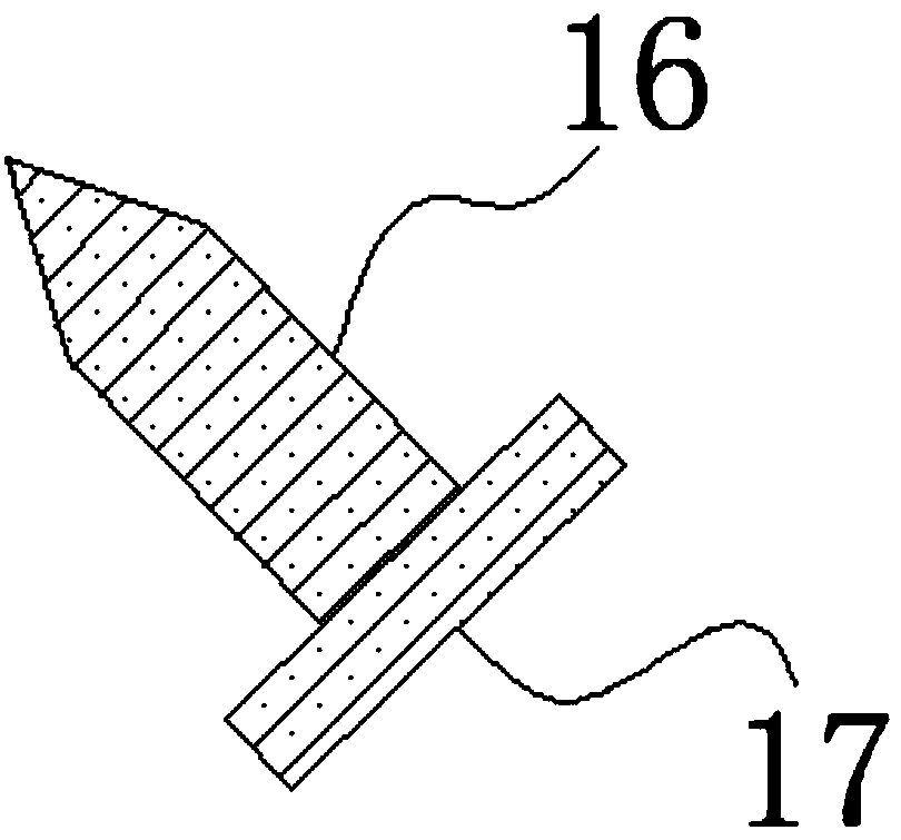 Soil extrusion expansion anchor rod structure