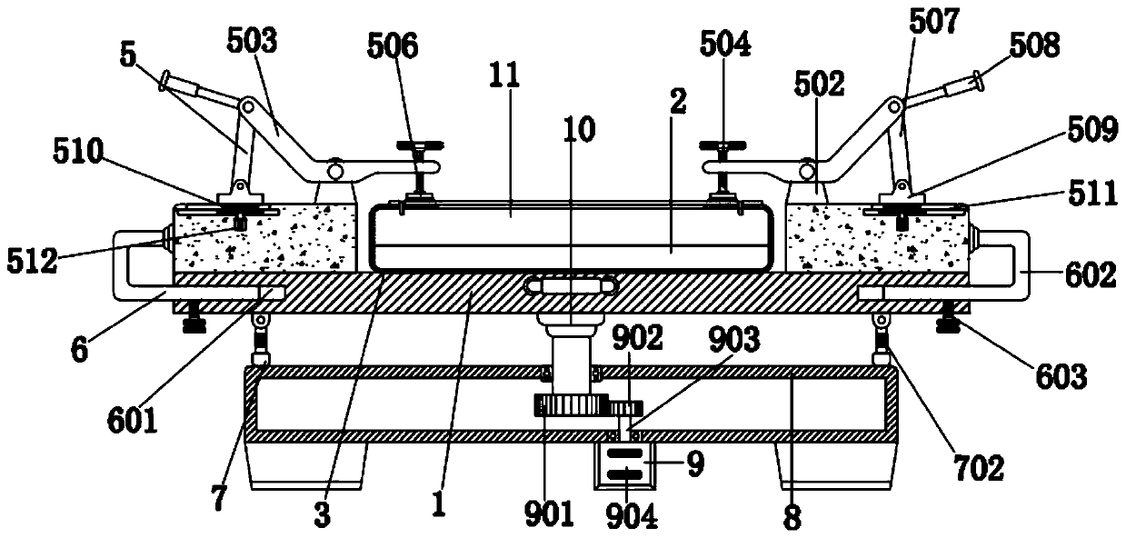 Automatic seat cushion assembling device