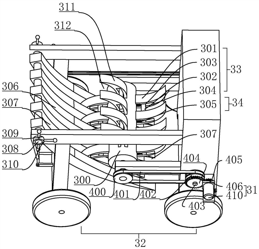 A device for removing stones from farmland