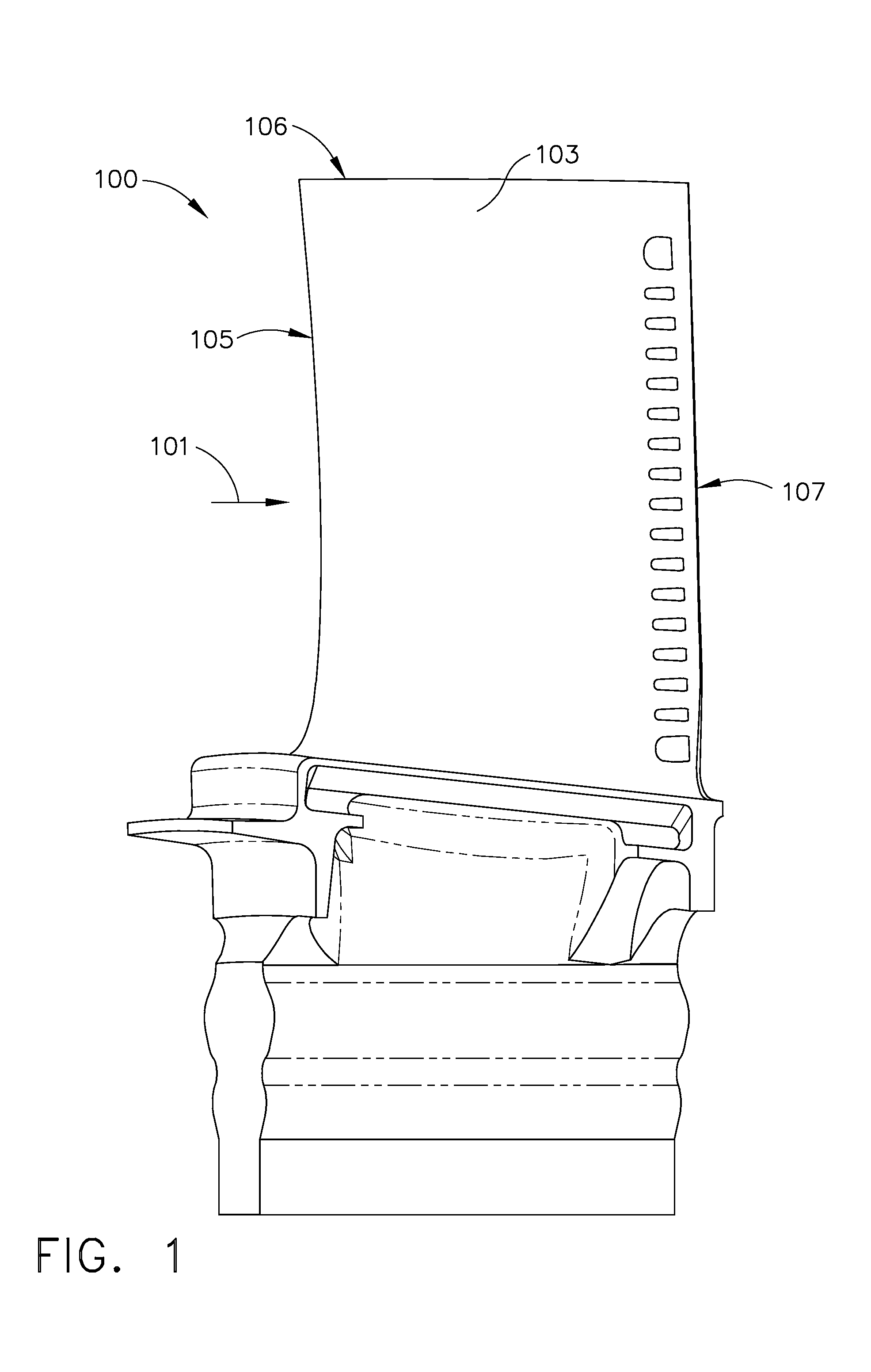 Cooled airfoil and method for making an airfoil having reduced trail edge slot flow