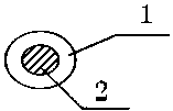 Cylindrical optical fiber adapter structure