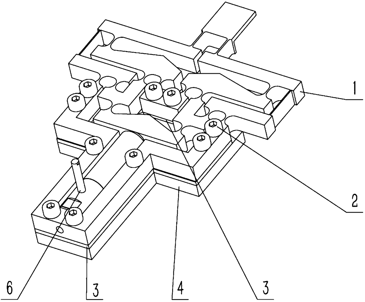 A single-degree-of-freedom flexible micro-positioning platform