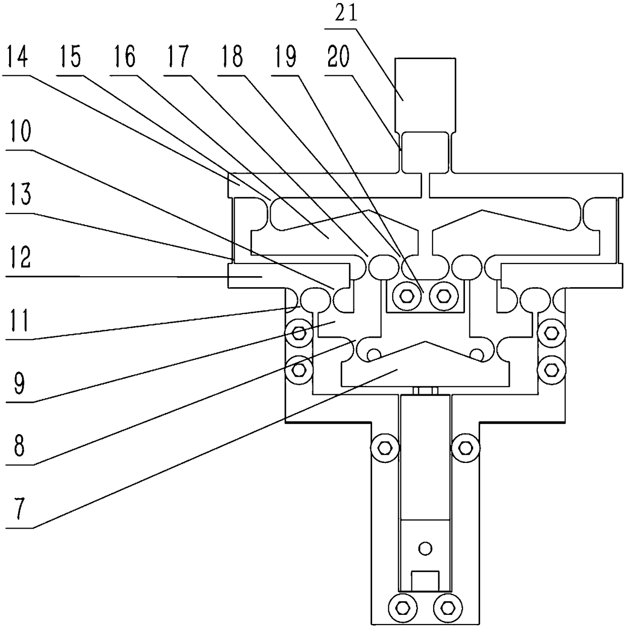 A single-degree-of-freedom flexible micro-positioning platform