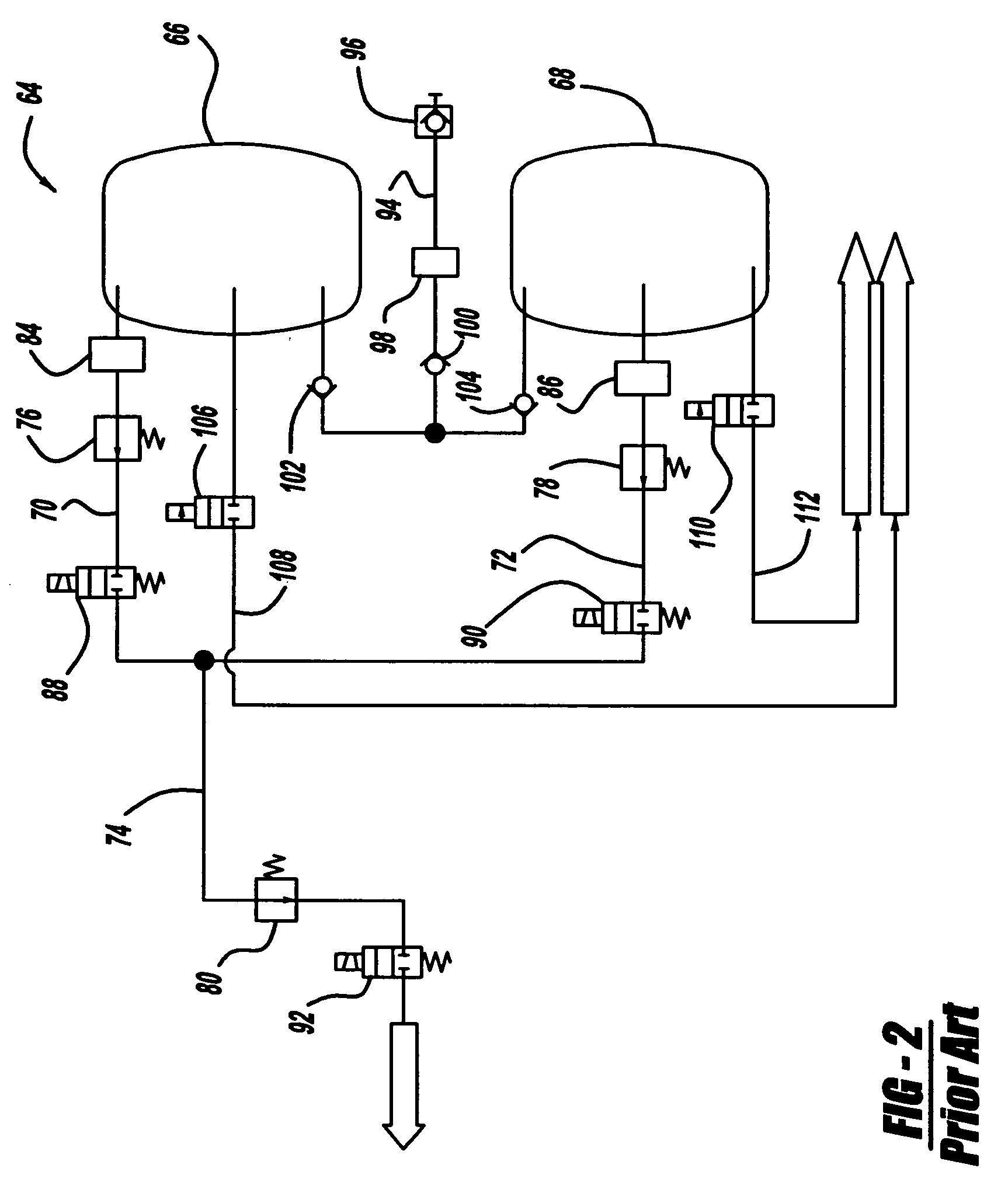 Method of discharging high pressure storage vessels