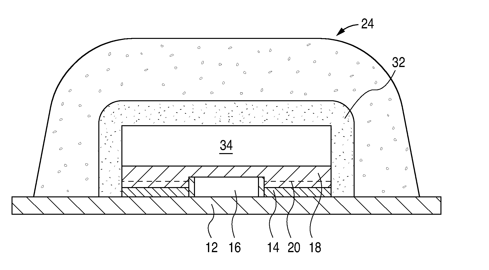 Phosphor Converted Light Emitting Device