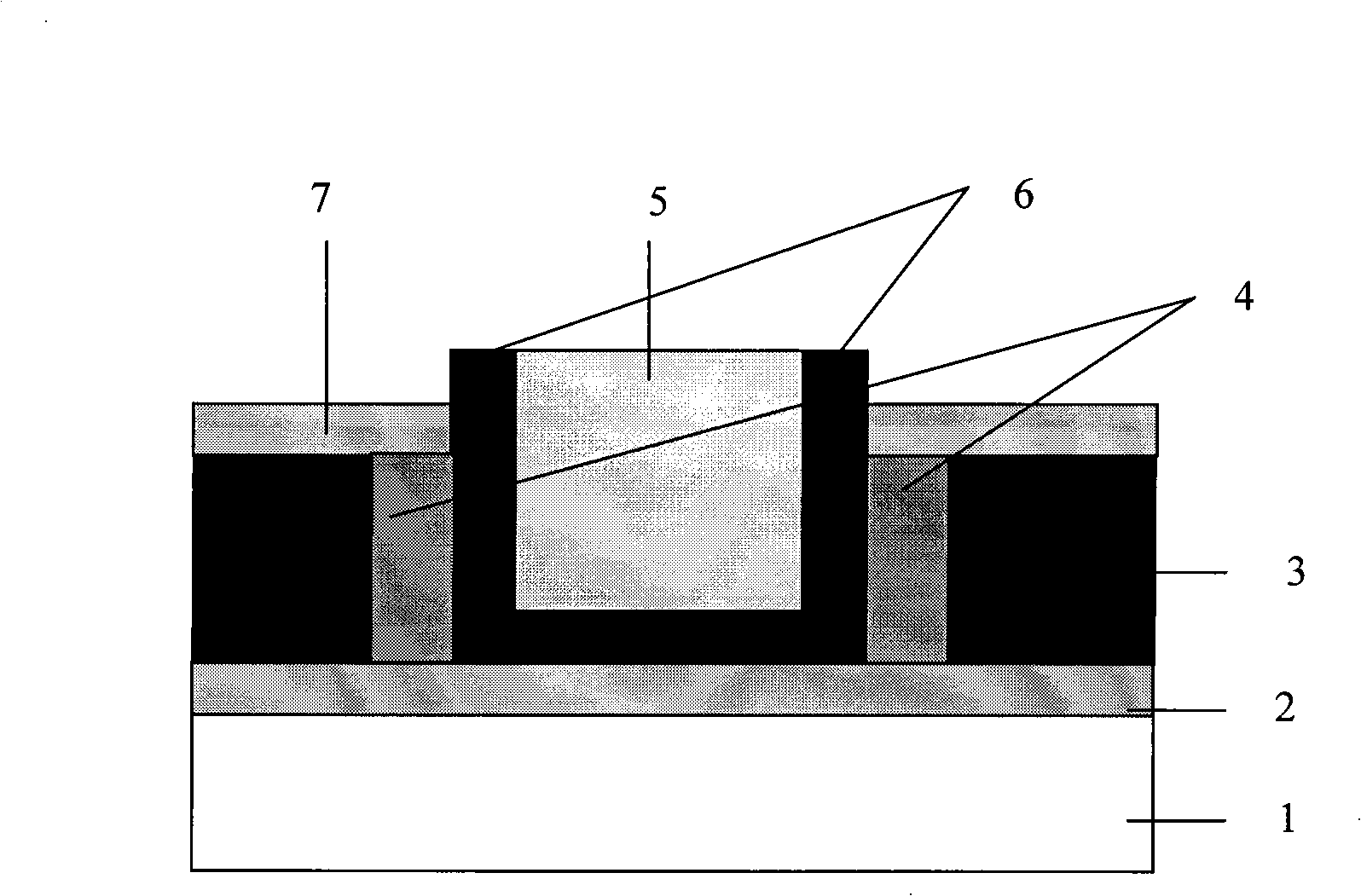 Vertical channel organic field effect transistor and method for producing the same