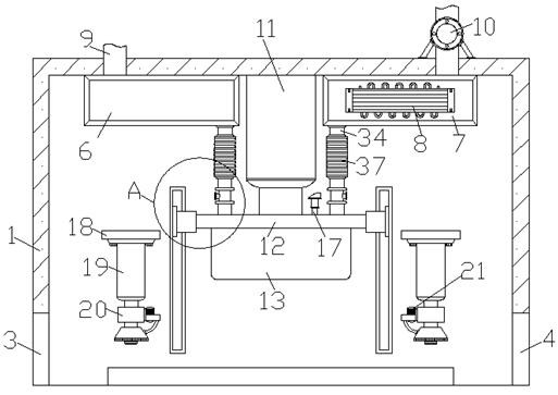 Intelligent temperature control type high-precision burr-proof stamping mold